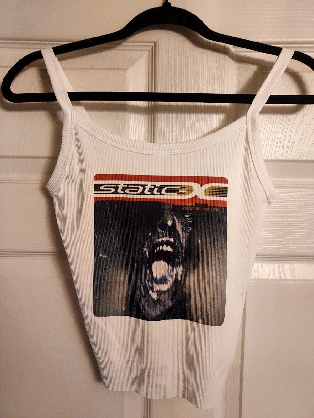 Static x Wisconsin Death crop top static x  tank top static x shirt xs to xl